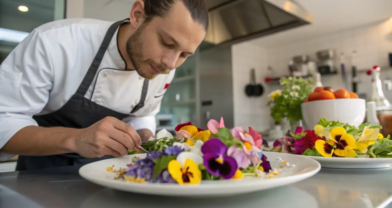Cuisiner avec des fleurs comestibles pour égayer ses plats