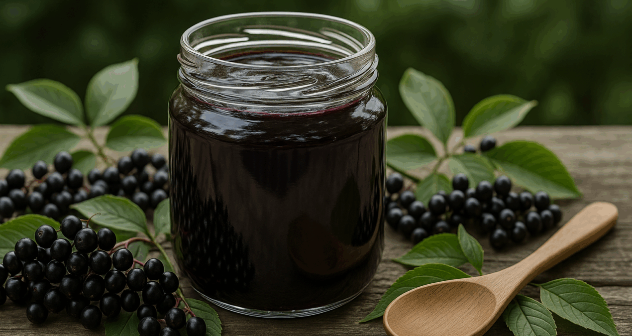 Gelée de sureau : 7 recettes + 10 façons gourmandes de l’utiliser (confitures, vinaigrettes, cadeaux)