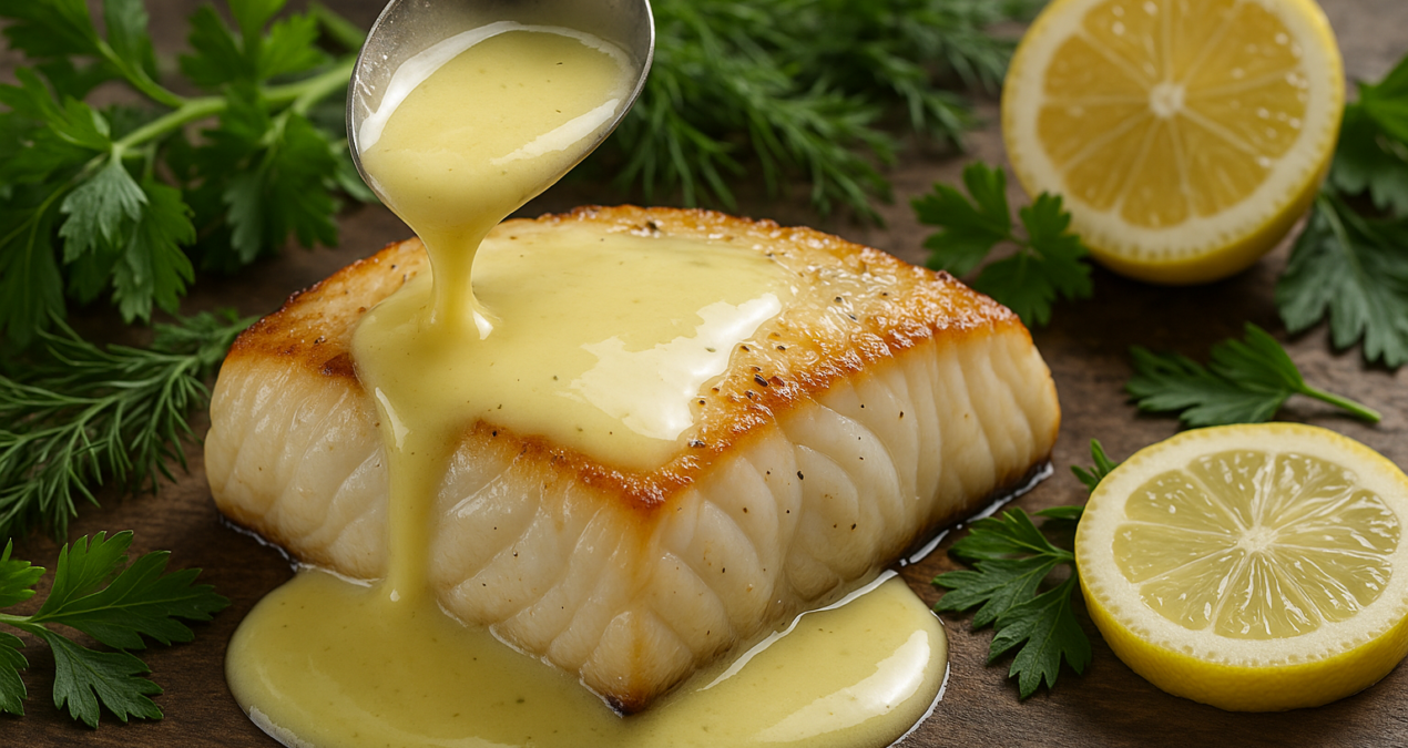 Sauce beurre blanc : l’émulsion expliquée — classique, sans lait et vegan (fiches techniques)
