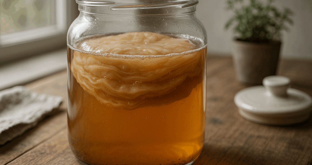 Mère de kombucha (SCOBY) : guide complet pour la cultiver, la diviser et la conserver (FAQ & erreurs à éviter)